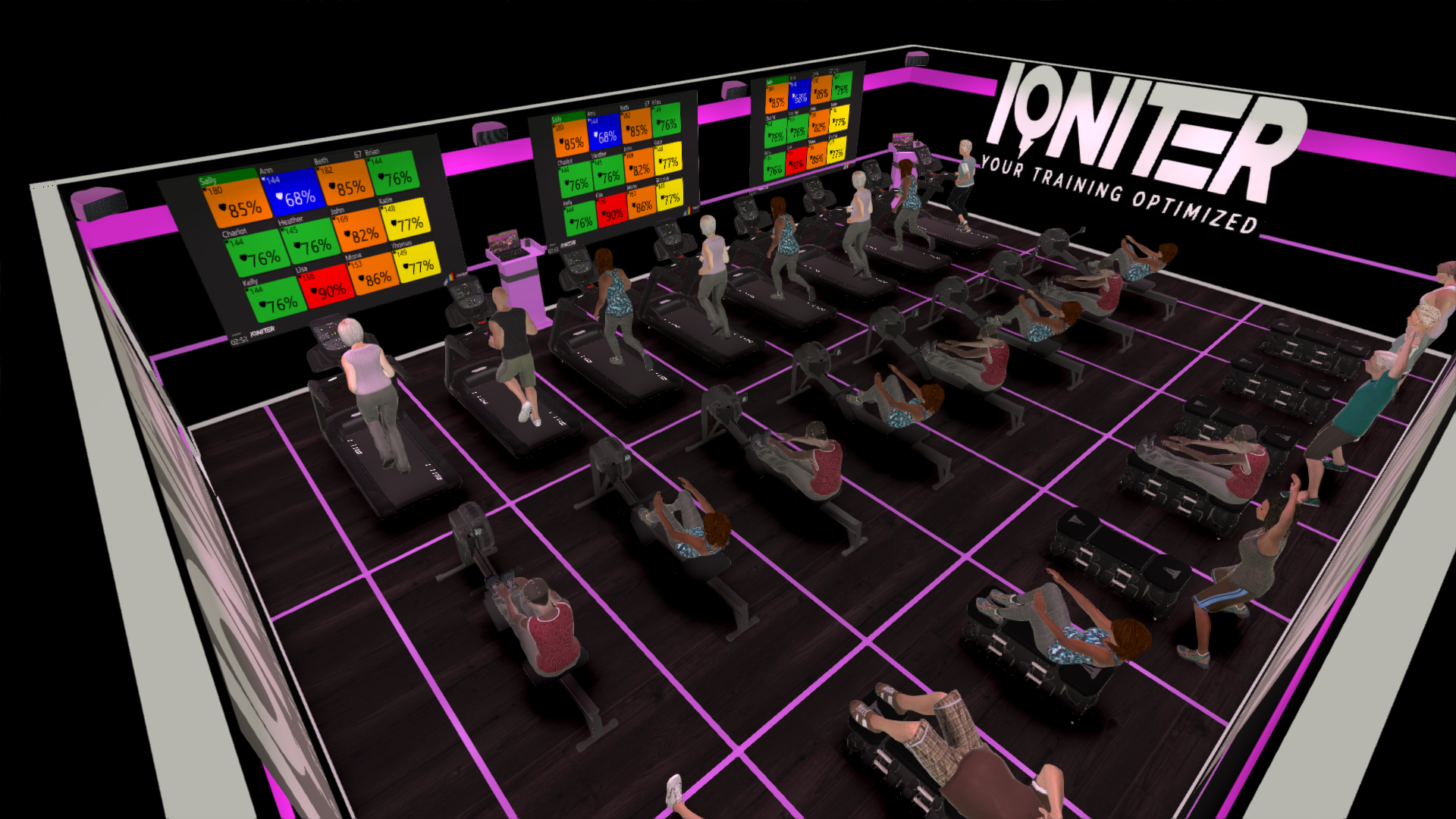 opstilling i center opstilling i center